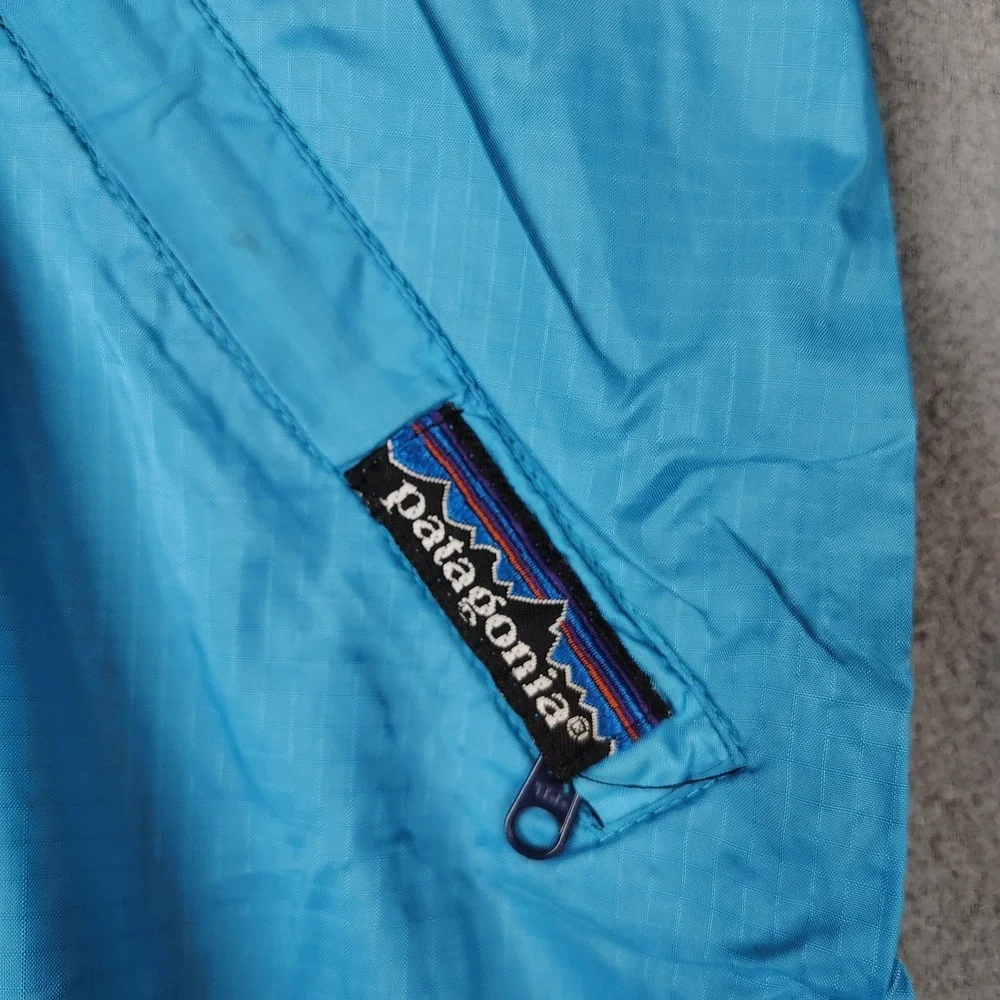 Vintage 90s Patagonia Rain Windbreaker Pants Men Large XL Blue Light Outer Layer